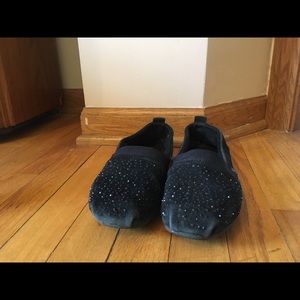 Bobs from sketchers black rhinestone flats